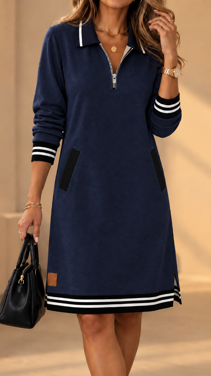 Gwenette - Elegant Polo Dress