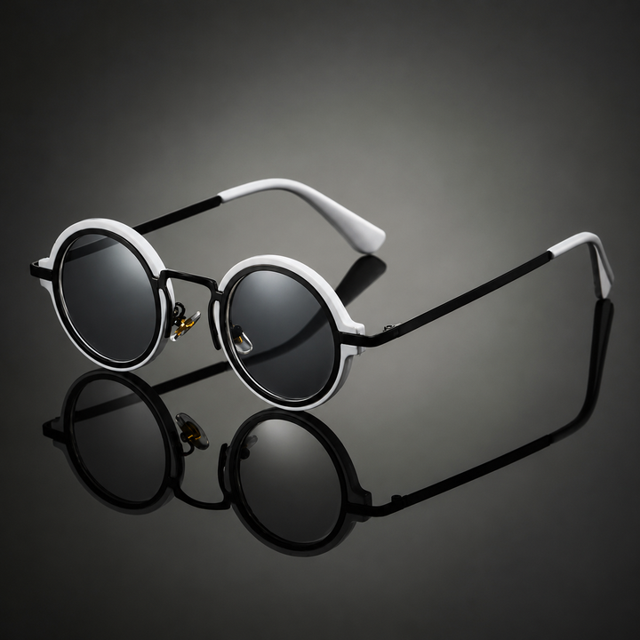 OrbitShade - Retro Metal Round Frame Sunglasses