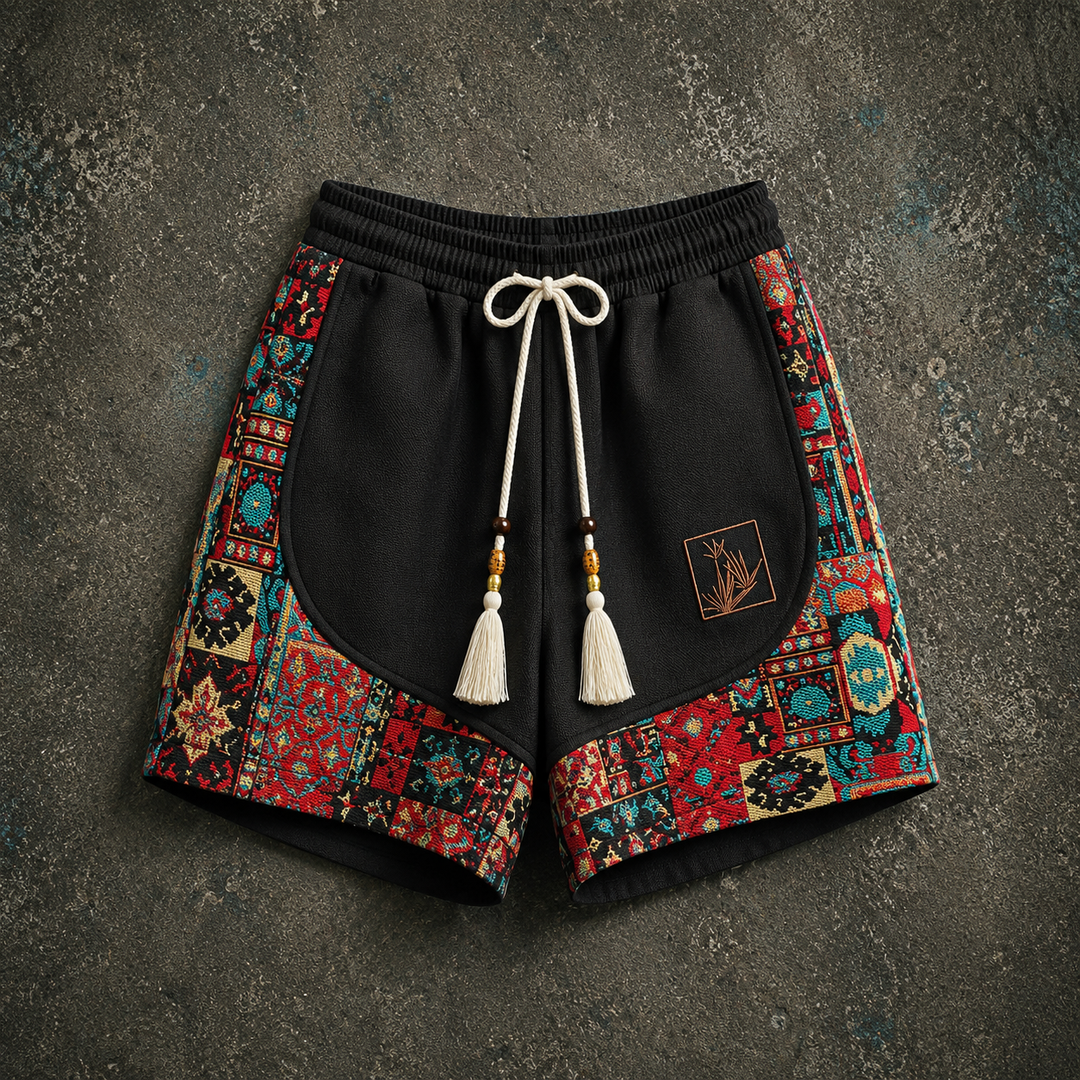 Haren - Boho Inspired Shorts With Elastic Waist
