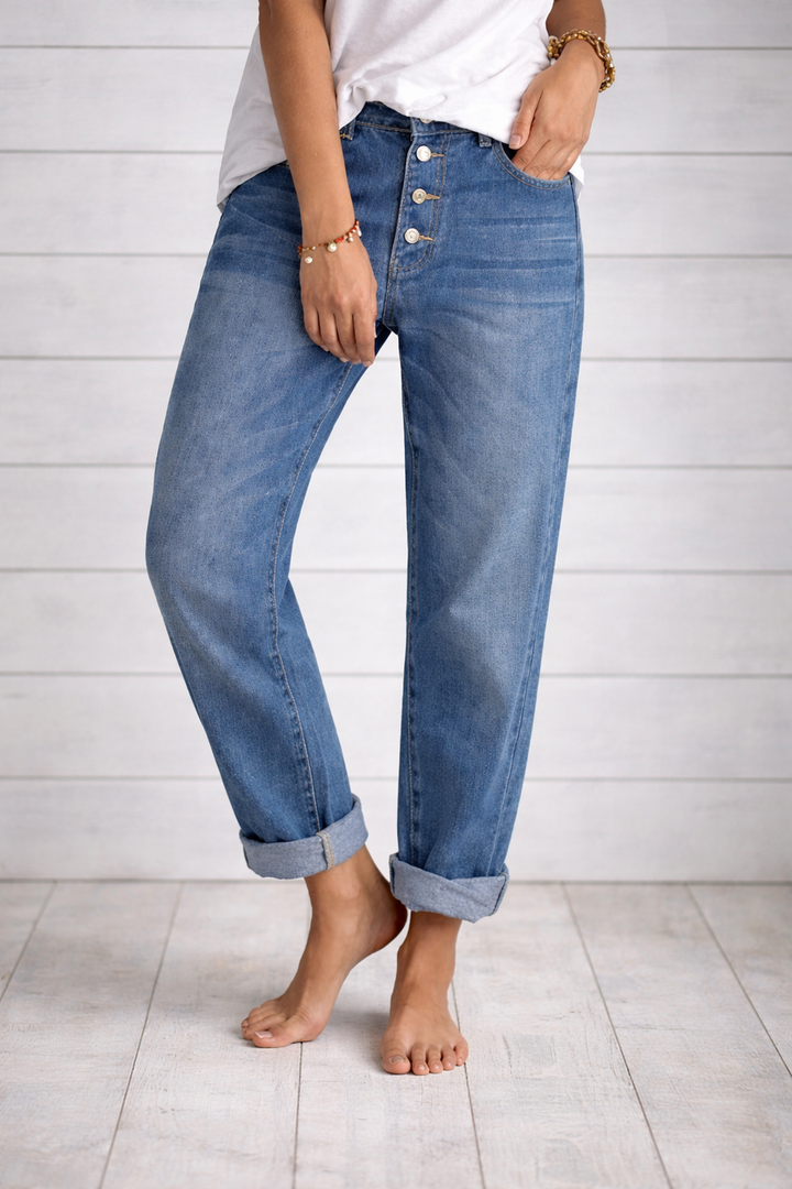 Bohumila - Stylish High Waisted Jeans