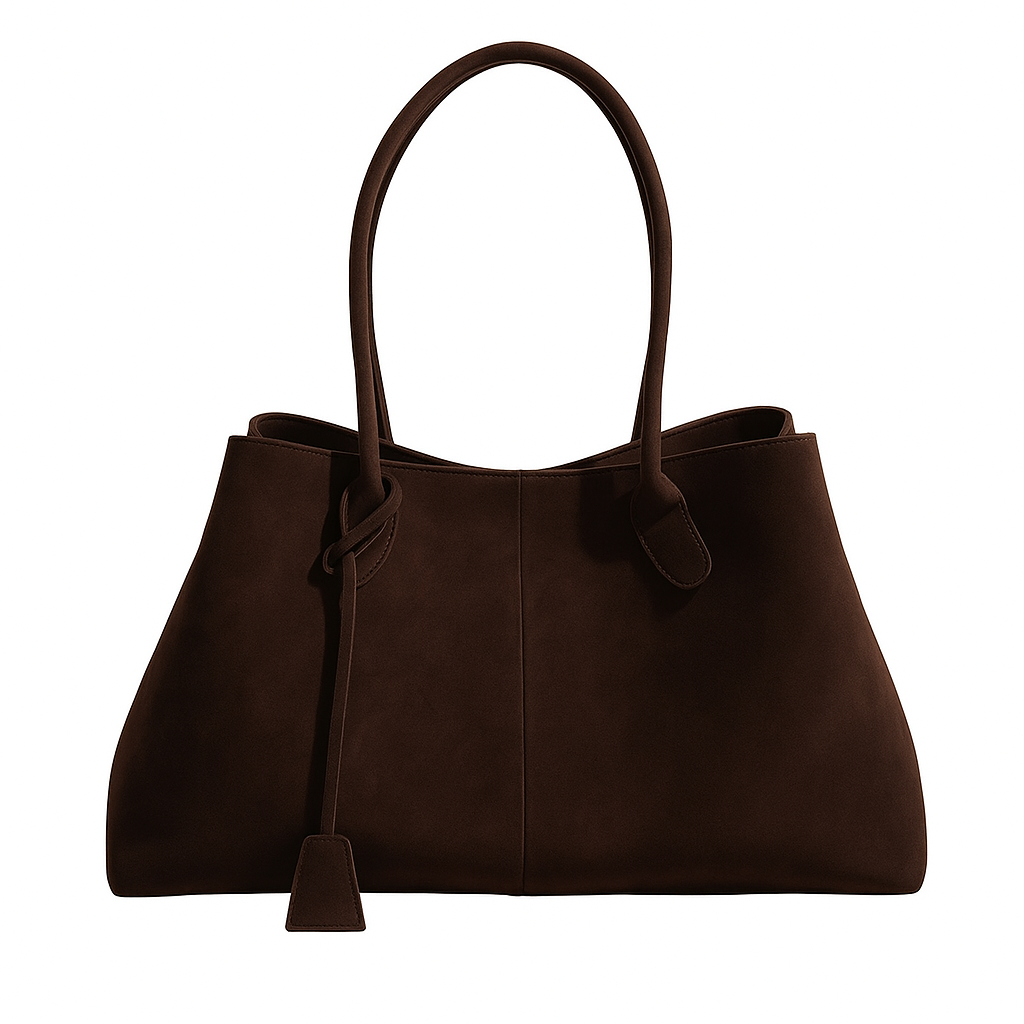 Umaiza - Fashionable Faux Suede Shoulder Bag