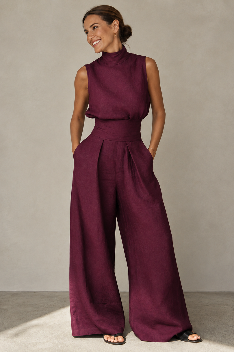 Winka - Classic Sleeveless Jumpsuit