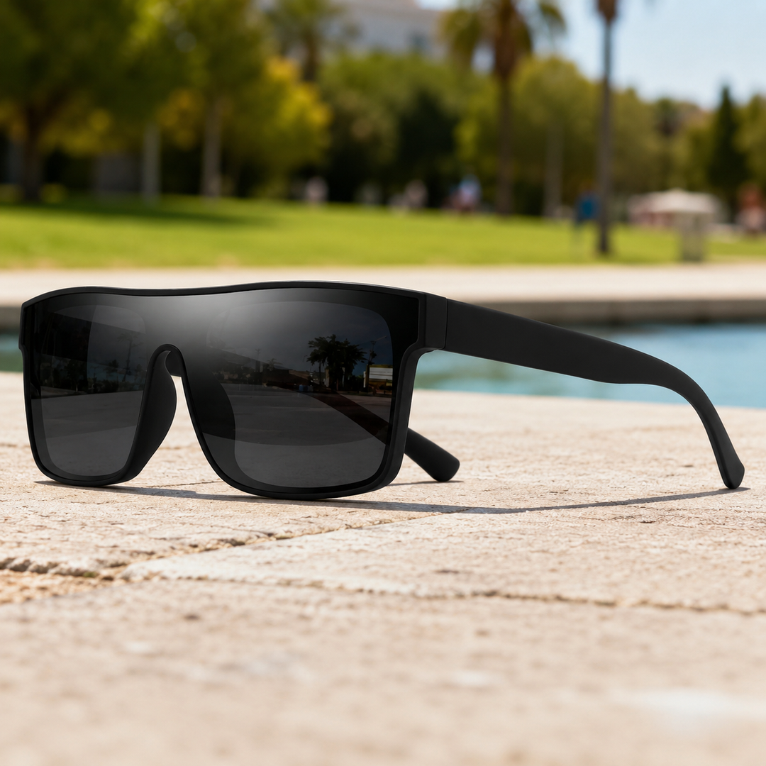 Ivy - Mirrored Sunglasses With Pattern Arms