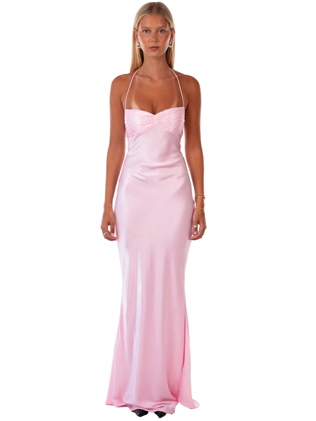 Nilysha - Elegant Sleeveless Maxi Dress