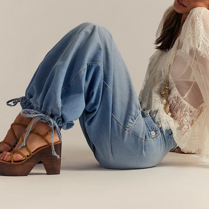 Zilda - Elegant Flowy-Fit Jeans