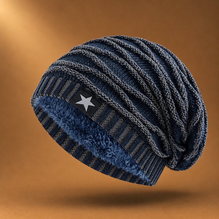 Jiomuglow - Fleece Lined Knit Beanie