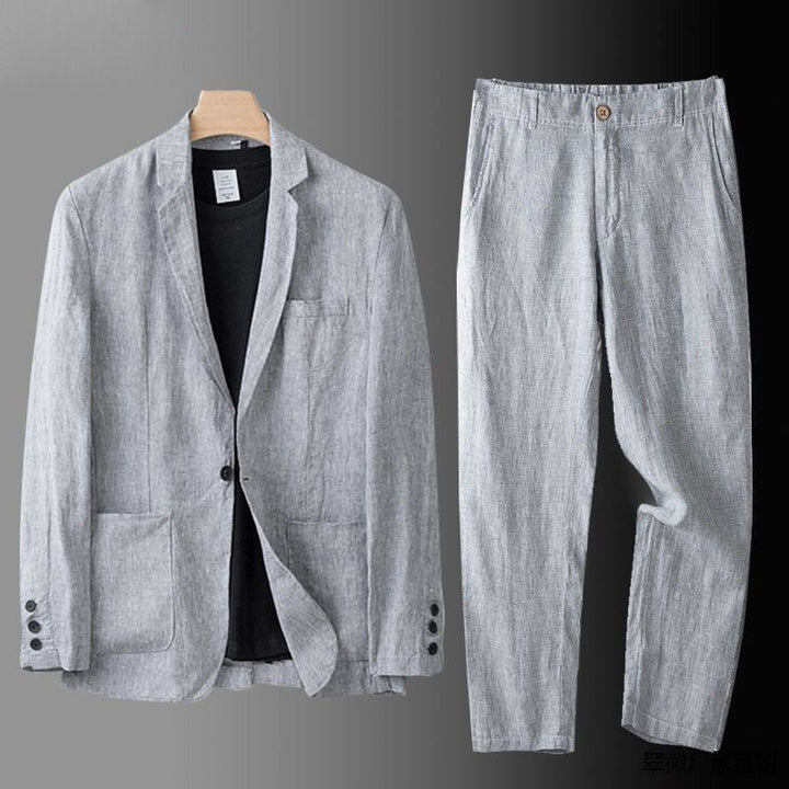 Sverrir - Linen Suit Set 2-Piece