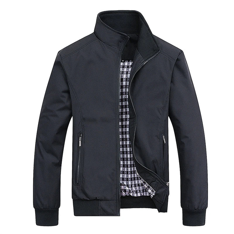 Malaj - Elegant Harrington Bomber Jacket