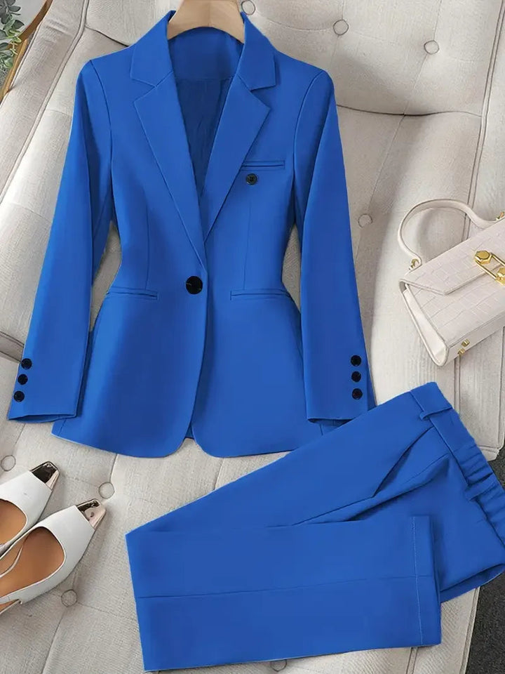 Tazmin - Elegant Jacket And Pant Suit