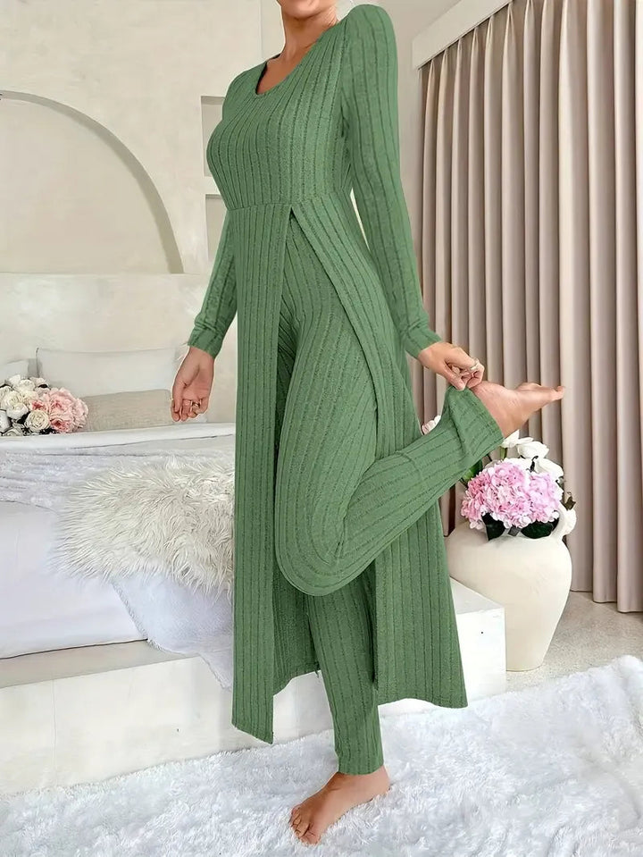 Zayda - Elegant Knitted Two Piece Set