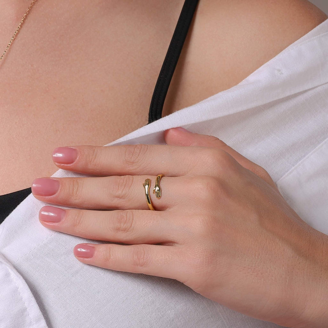 Unella - Adjustable Hand Hug Rings