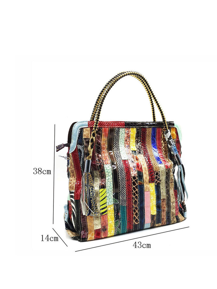 Zinnette - Fashion Western Style Colorful Handbag