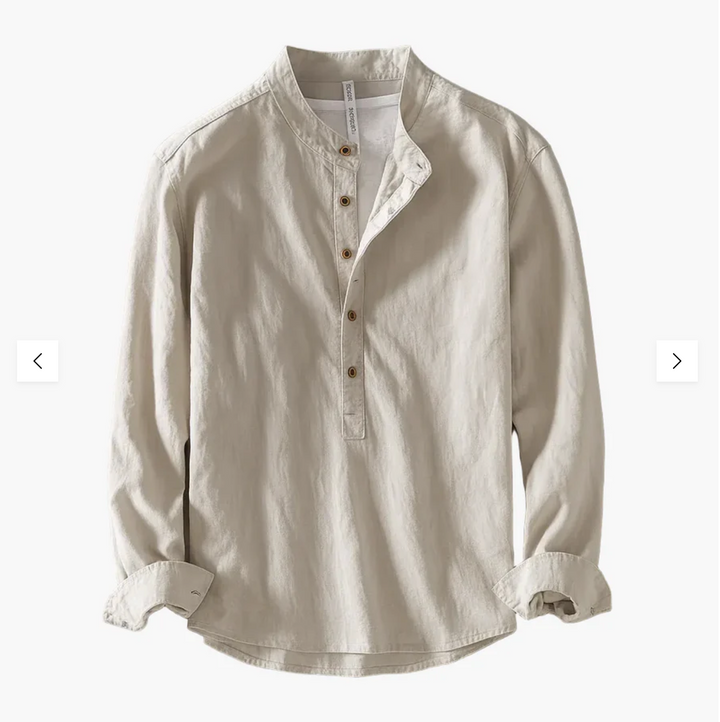 Fintan - Summer Shirt With Button Placket