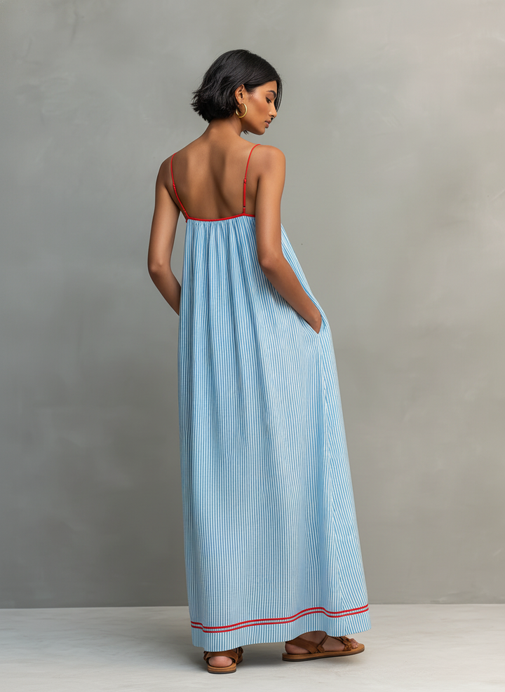 Aliyeva - Striped Maxi Dress