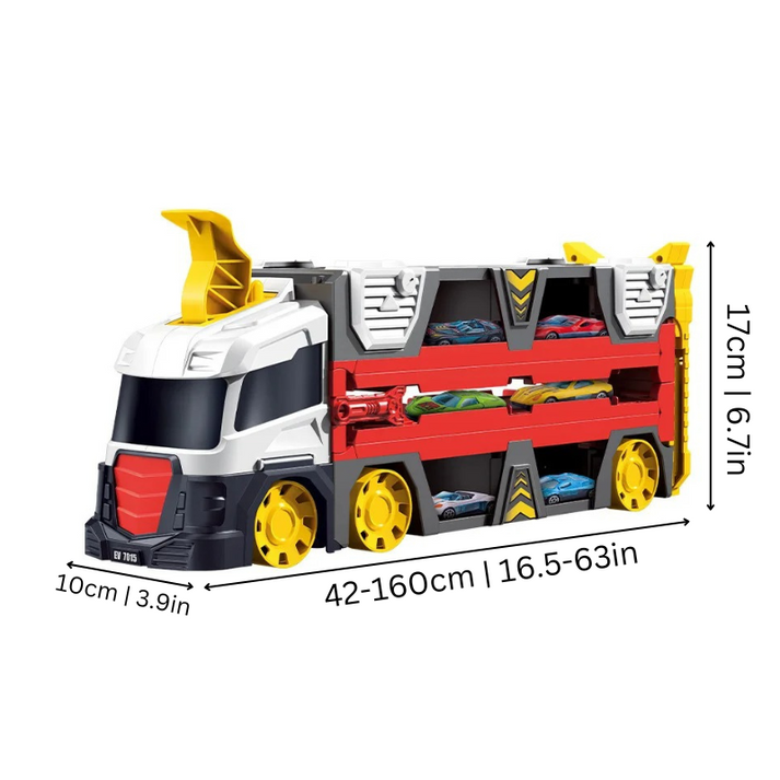 MechTrack - Versatile Transformer Truck with Race Track