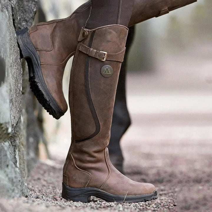 Tharika - Waterproof Leather Riding Boot