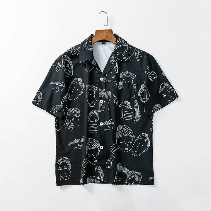 Bertrend - Short Sleeve Printed Shirt