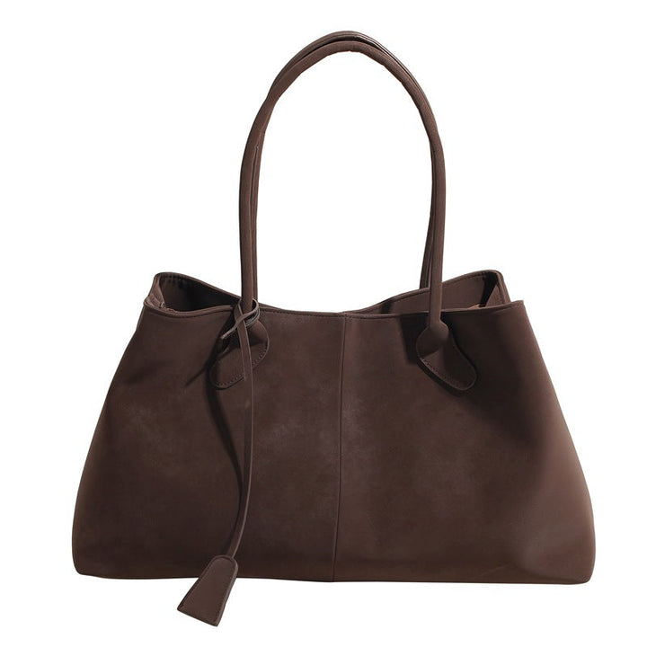 Umaiza - Fashionable Faux Suede Shoulder Bag