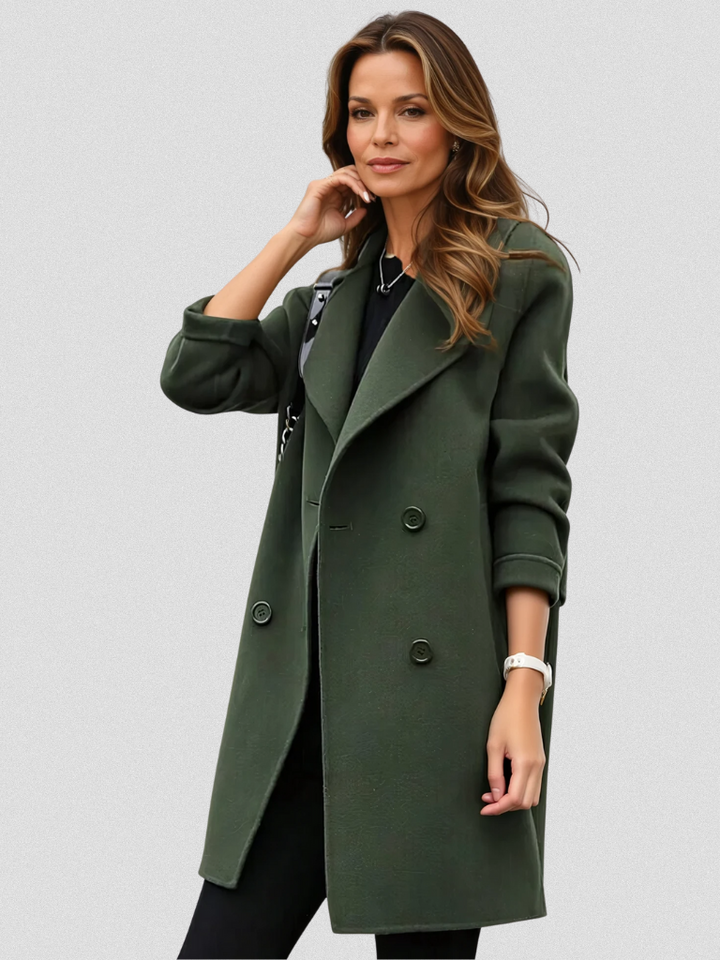 Roxana - Elegant Double Breasted Coat