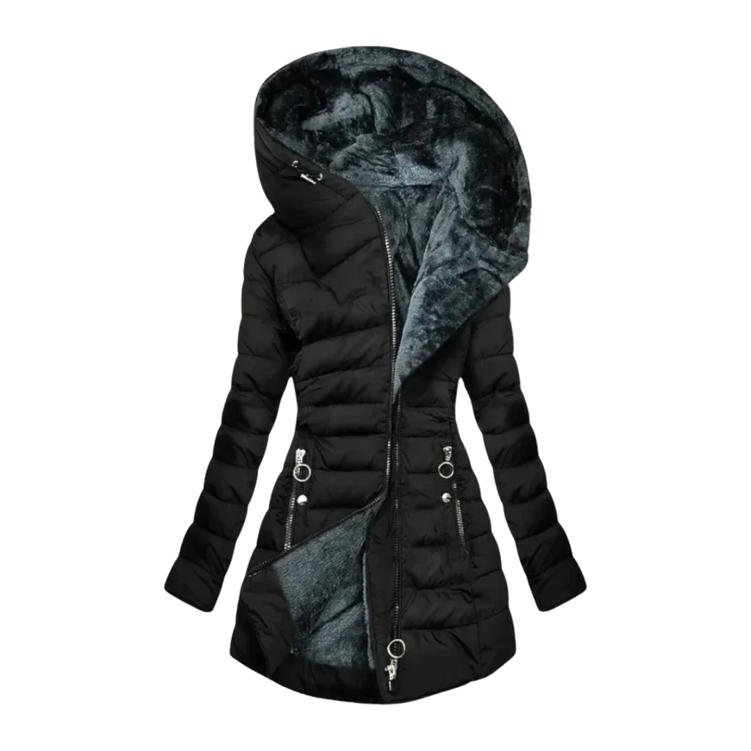 Blair - Elegant Coat With Zipper Pockets