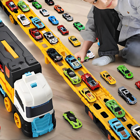 MechTrack - Versatile Transformer Truck with Race Track