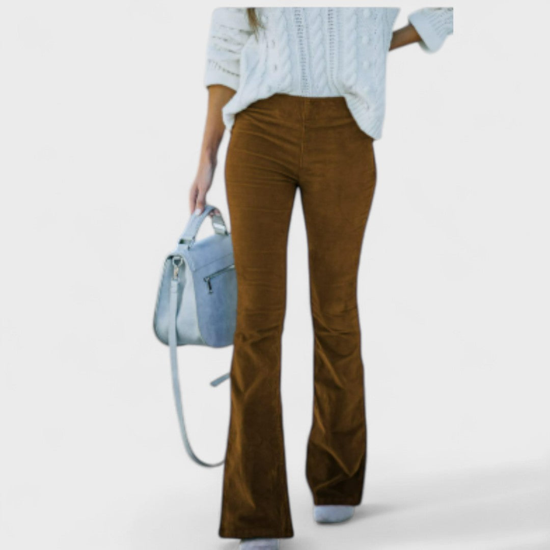 Arava - Corduroy Flared Trousers