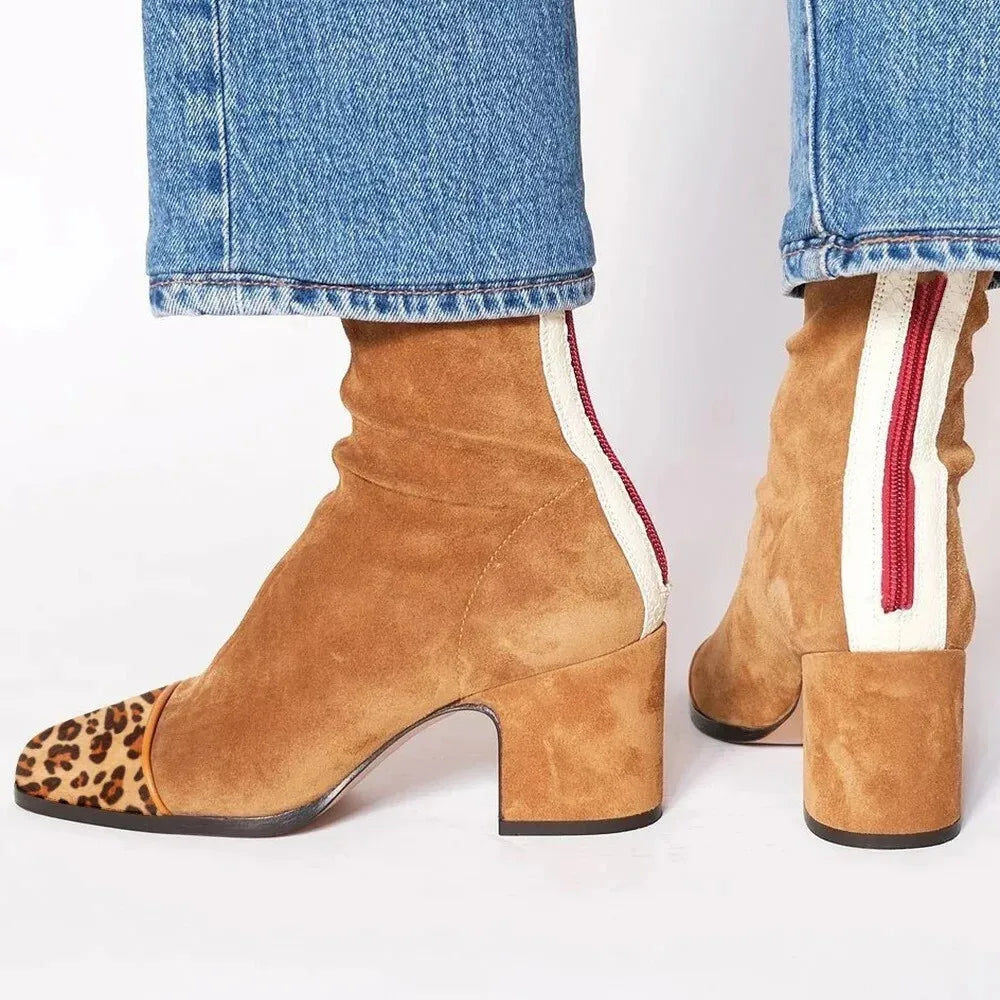 Aless - Elegant Suede Ankle Boots