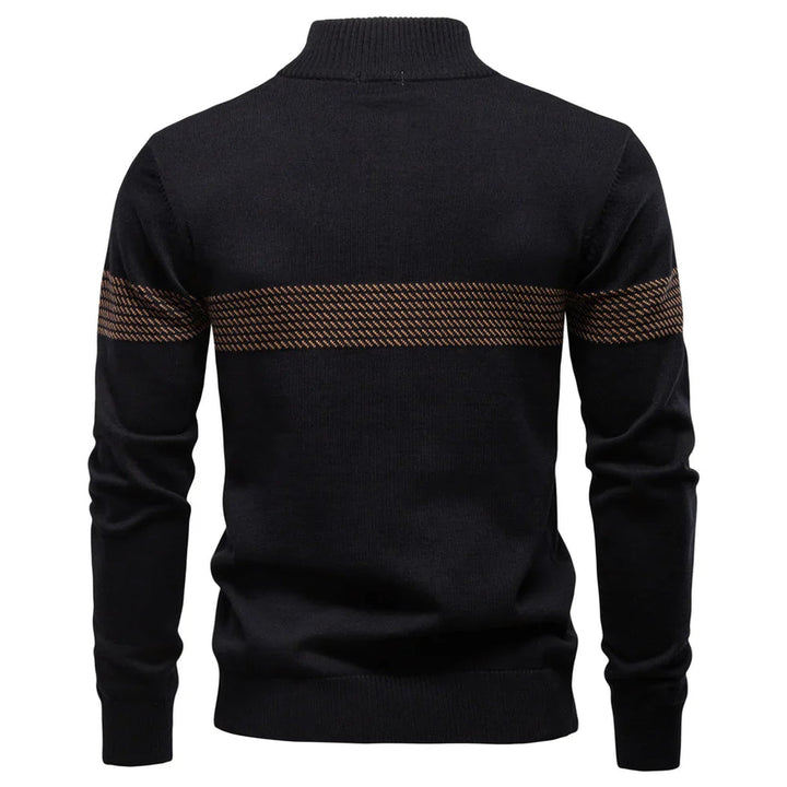 Amitai - Classic Half Zipper Knitted Sweater