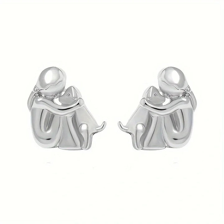 LoveWhisker - Earrings With Dog Icon