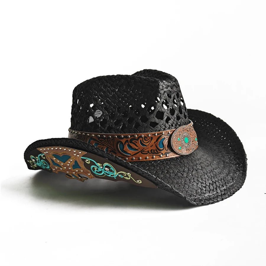 PrairieCrown - Woven Cowboy Hat