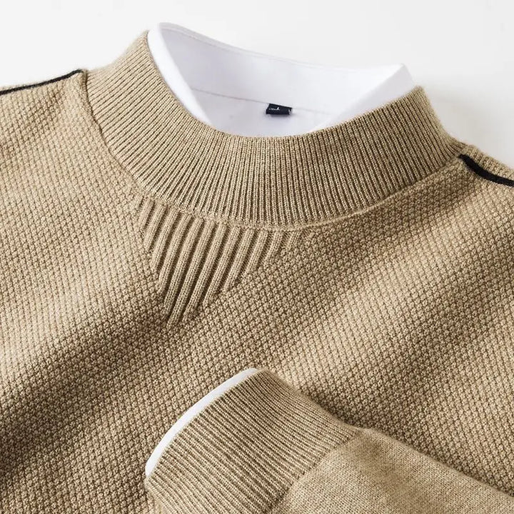 Calanthe - Long Sleeve Jacquard Sweater