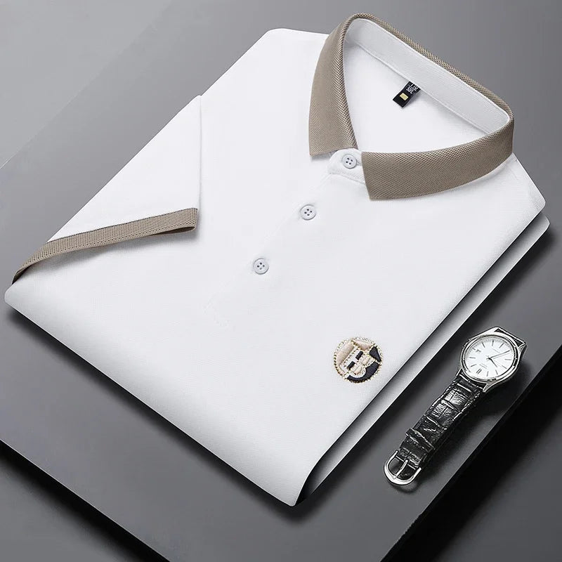 Angan - Elegant Dual Tone Polo Shirt