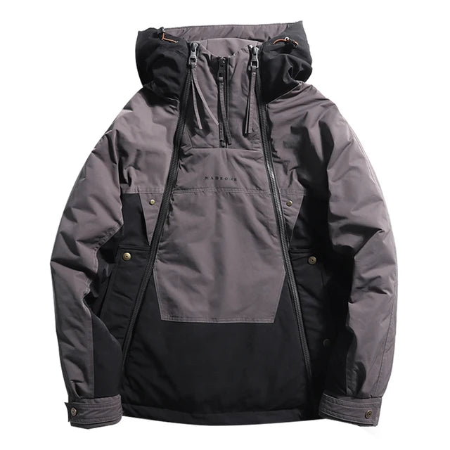 Emir - Double Zipper Down Warm Jacke