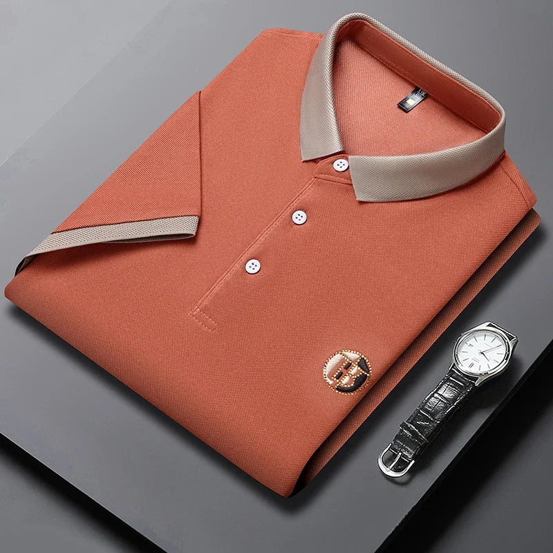 Angan - Elegant Dual Tone Polo Shirt