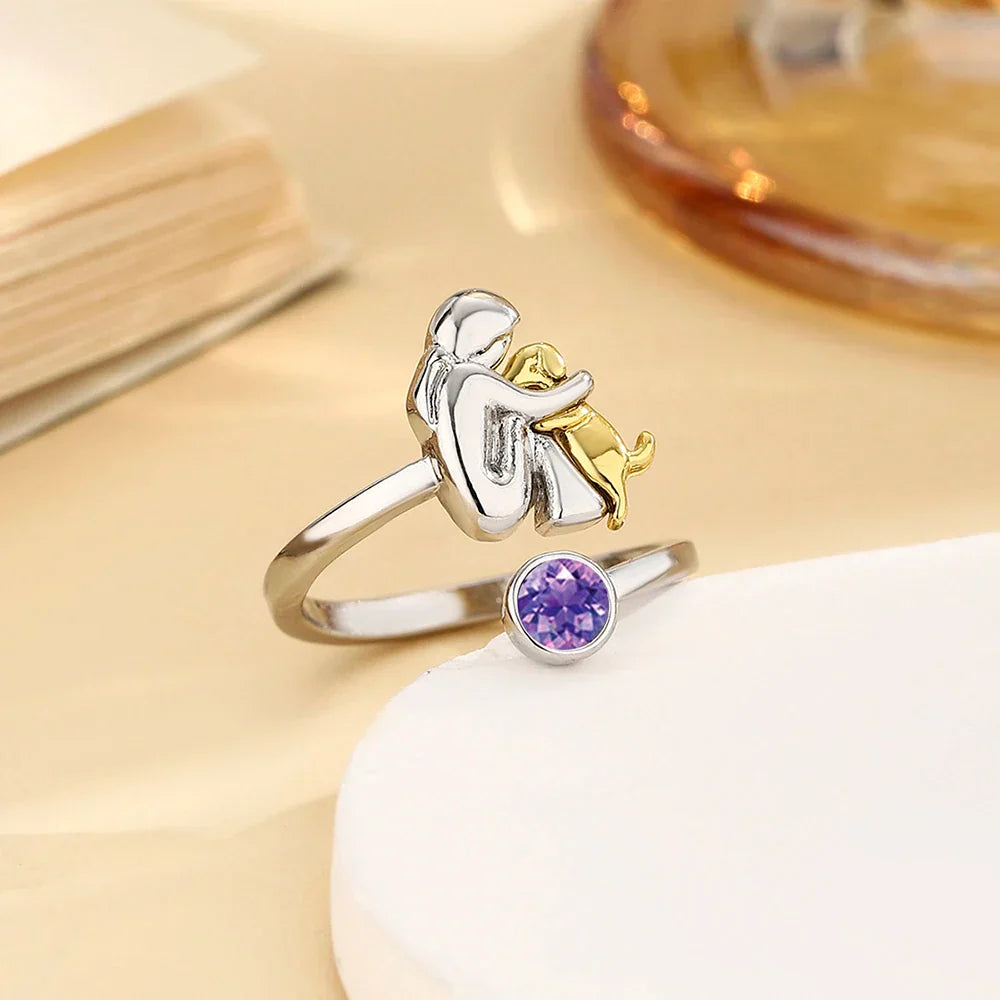 ForeverHug - Ring With Dog Icon