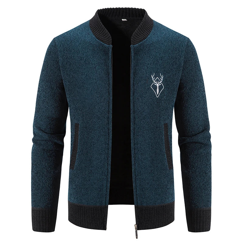 Ferrian - Knitted Cardigan With Zipper And Pockets