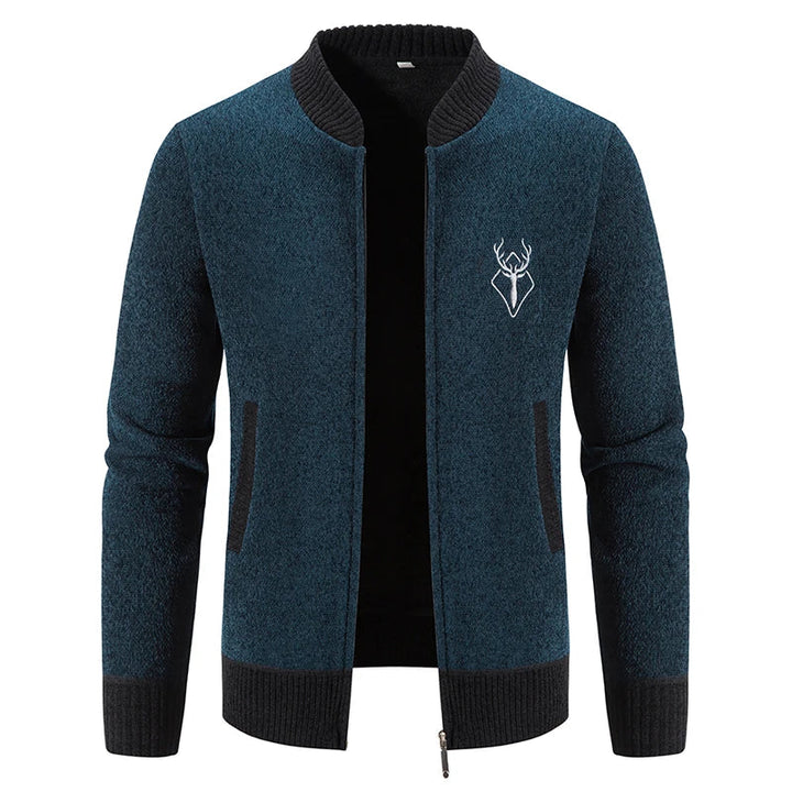 Ferrian - Knitted Cardigan With Zipper And Pockets