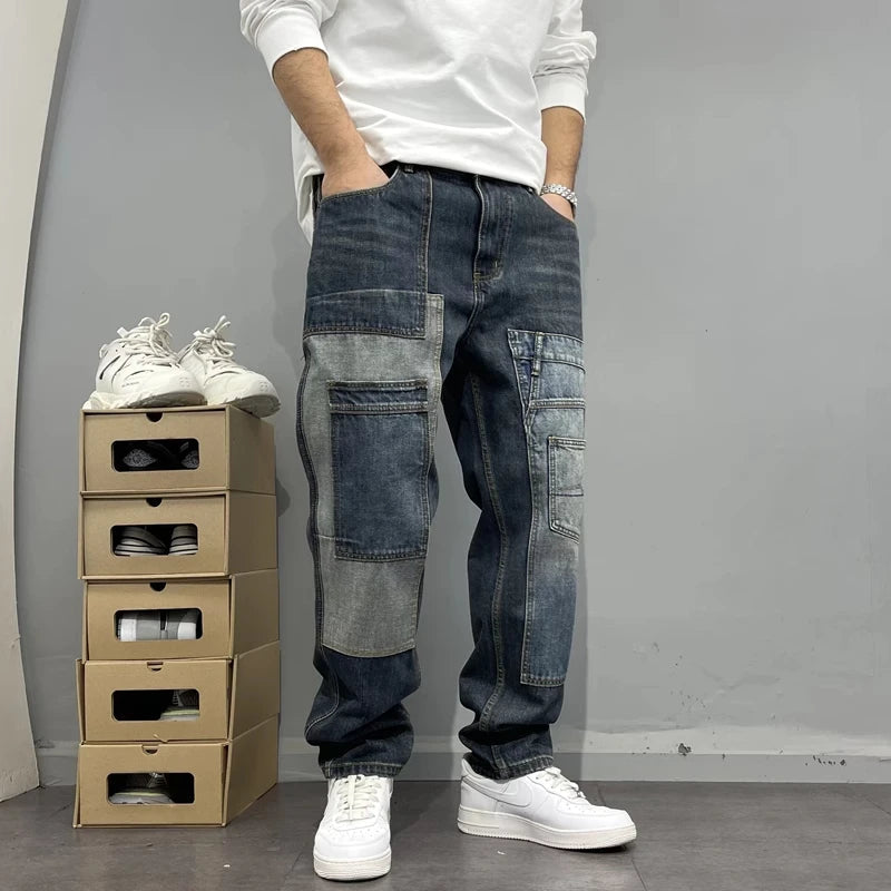 Laurent - Patchwork Denim Jeans