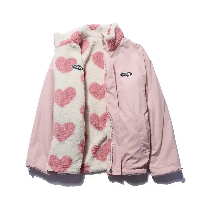 Kanika - Reversible Heart Print Jacket