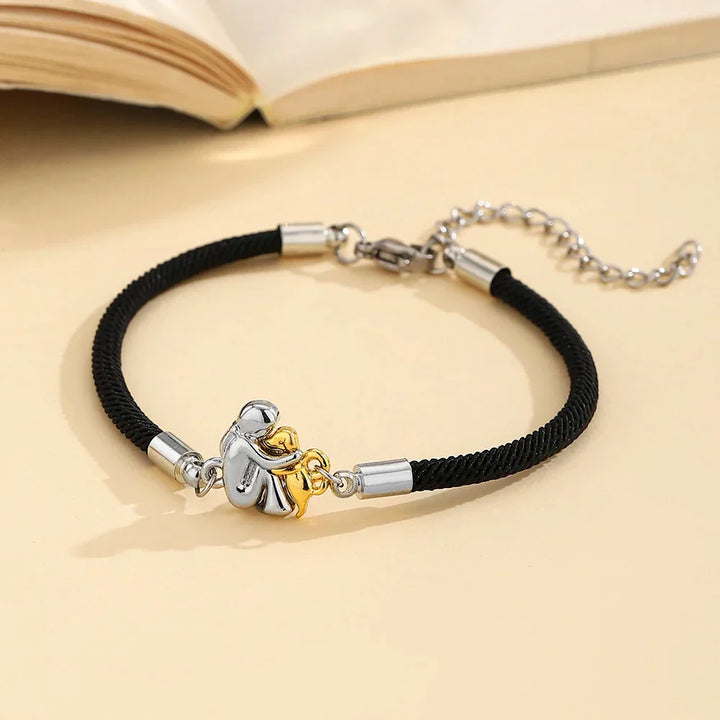 SoulPaw - Lace Bracelet With Dog Icon