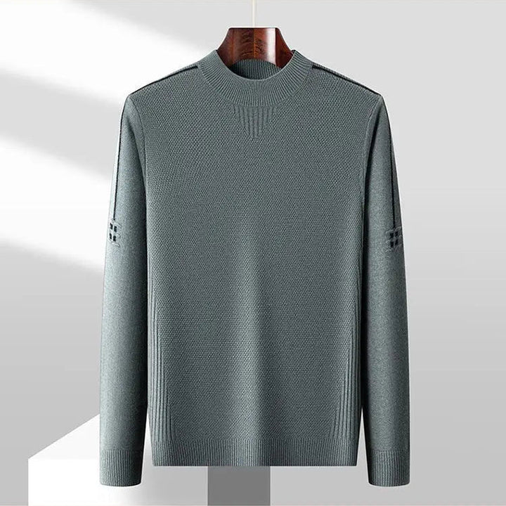 Calanthe - Long Sleeve Jacquard Sweater