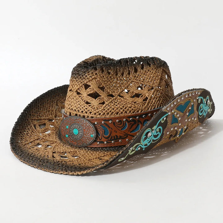 PrairieCrown - Woven Cowboy Hat