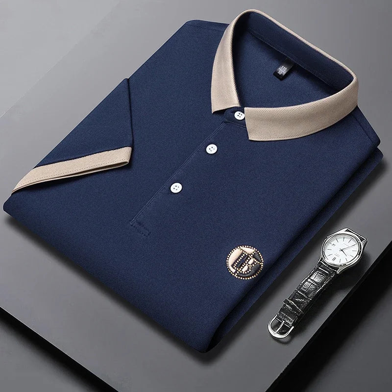 Angan - Elegant Dual Tone Polo Shirt