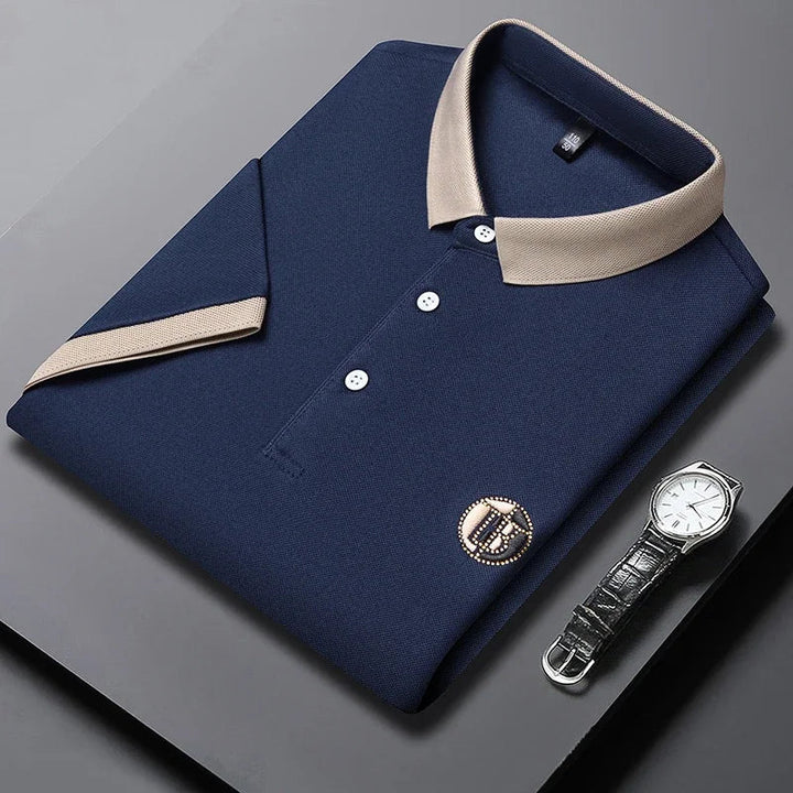 Angan - Elegant Dual Tone Polo Shirt