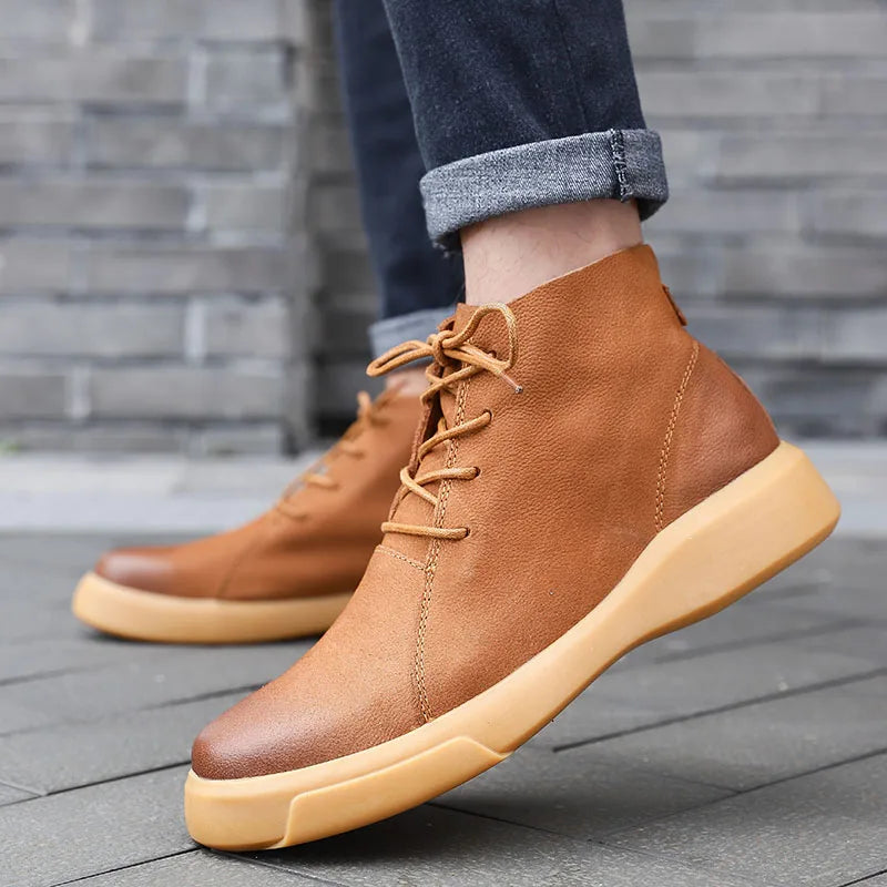 Avishai - Leather Lace-Up Boot