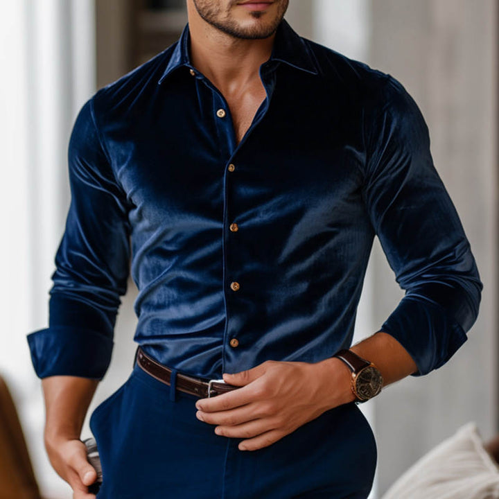 Kalana - Stylish Long Sleeve Shirt With Collar