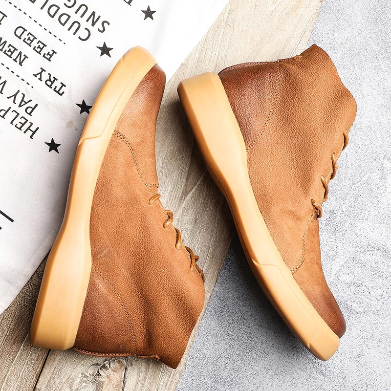 Avishai - Leather Lace-Up Boot