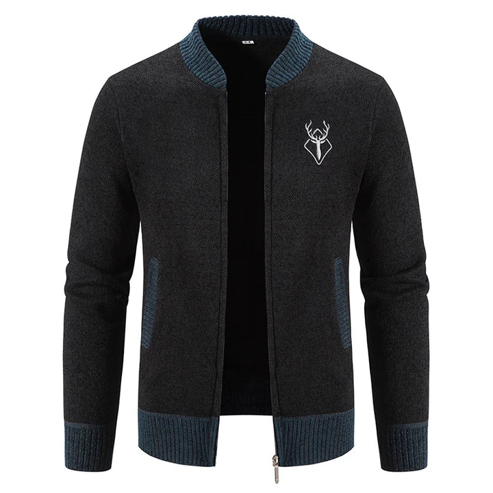 Ferrian - Knitted Cardigan With Zipper And Pockets