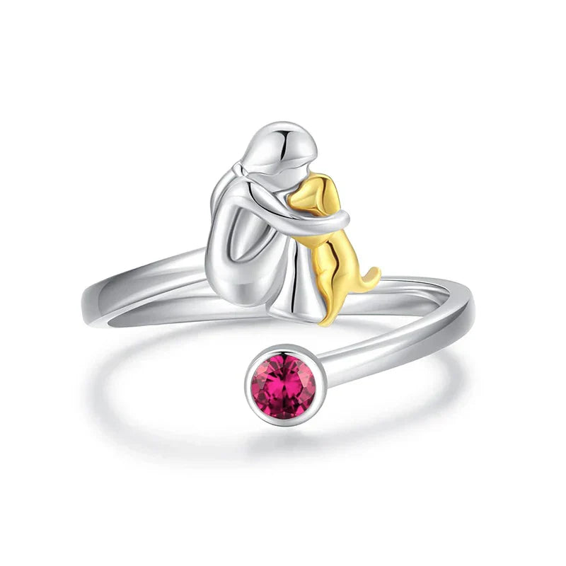 ForeverHug - Ring With Dog Icon