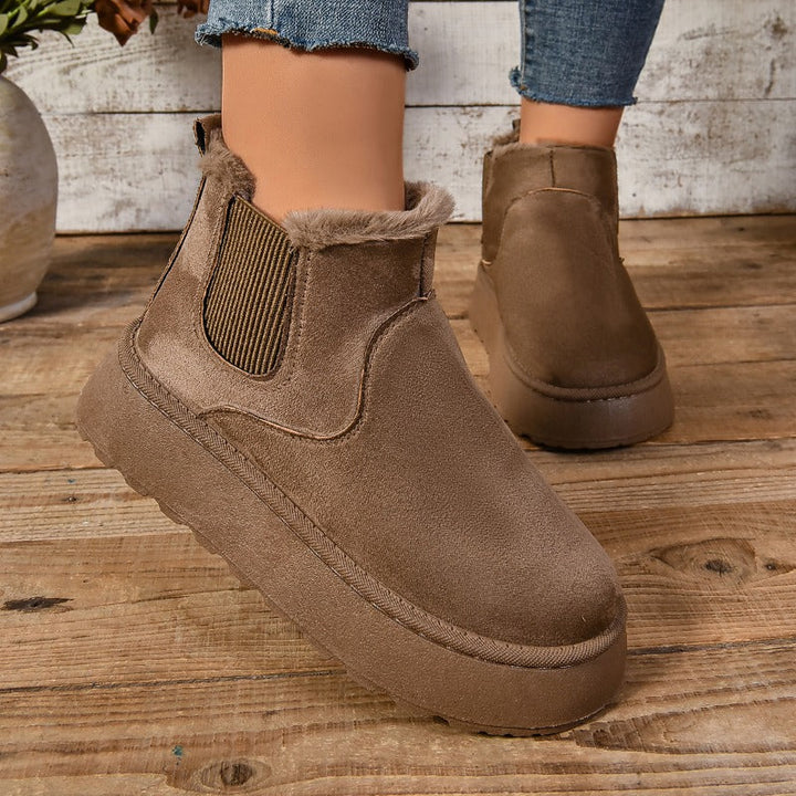 Maureen - Casual Plush Boots